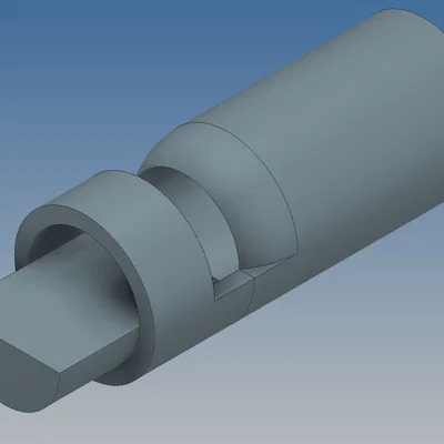Mô hình chiếc còi đơn giản (Simple Whistle) in 3D giải trí