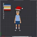 Mô hình trang trí cây thông Noel Tina Belcher đáng yêu - Thumbnail 1