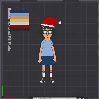 Mô hình trang trí cây thông Noel Tina Belcher đáng yêu