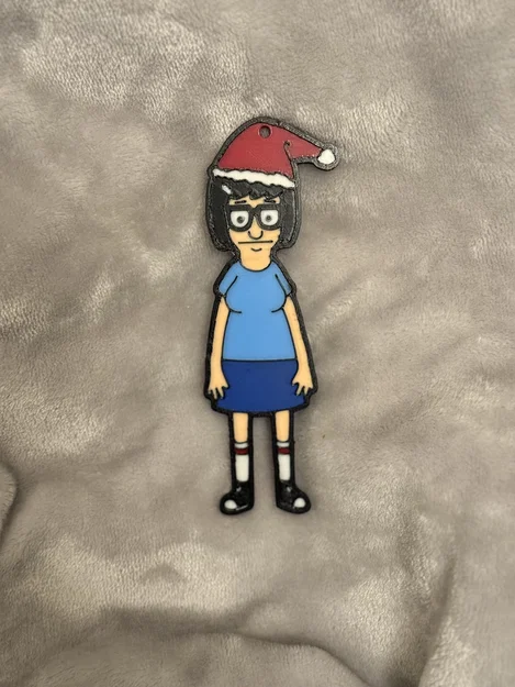 Mô hình trang trí cây thông Noel Tina Belcher đáng yêu - Image 2