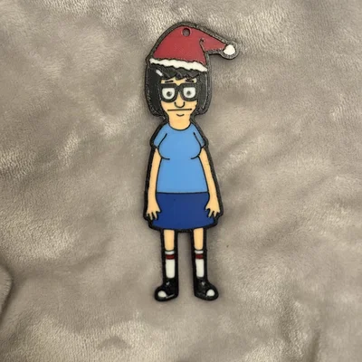 Mô hình trang trí cây thông Noel Tina Belcher đáng yêu