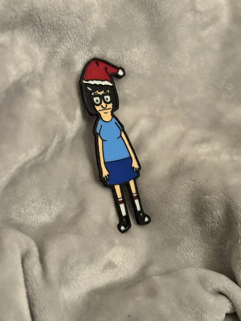 Mô hình trang trí cây thông Noel Tina Belcher đáng yêu - Image 3