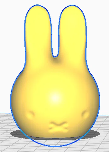 Mô hình đầu thỏ Miffy đáng yêu - File in 3D cho tín đồ decor - Image 2