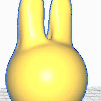 Mô hình đầu thỏ Miffy đáng yêu - File in 3D cho tín đồ decor