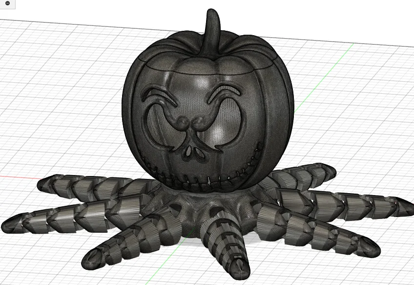 Mô hình 3D Jacktopus - Bạch tuộc Jack Skellington cho Halloween - Image 1