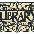 Bảng hiệu trang trí LIBRARY 3D nghệ thuật độc đáo - Thumbnail 1