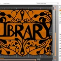 Bảng hiệu trang trí LIBRARY 3D nghệ thuật độc đáo - Thumbnail 4