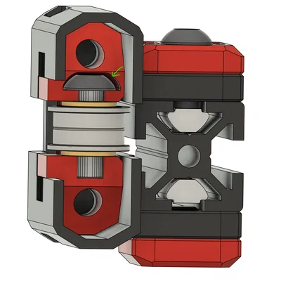 Carrier BFI (Beefy Front Idlers) tăng kích thước đầu ốc