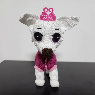 Mô hình 3D vương miện Sweetie (Paw Patrol) trang trí thú bông xinh xắn