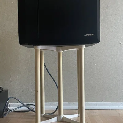 Chân đế đa năng phối hợp gỗ và in 3D cho loa và đồ decor
