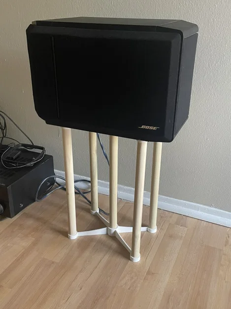 Chân đế đa năng phối hợp gỗ và in 3D cho loa và đồ decor - Image 3