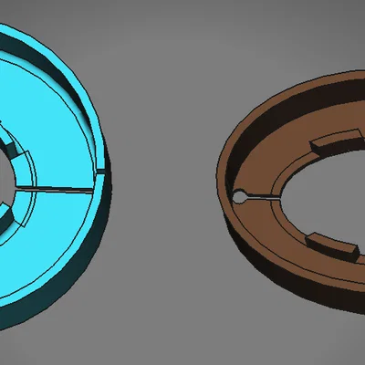 Ốp che ống dạng Parametric (tròn & dài) – rosette/cover
