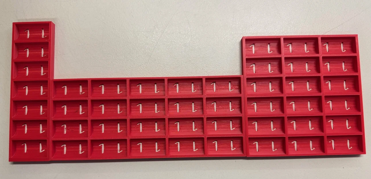 Mô hình bảng tuần hoàn hóa học Subshell 3D (Periodic Table Board) - Image 1
