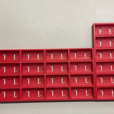 Mô hình bảng tuần hoàn hóa học Subshell 3D (Periodic Table Board)