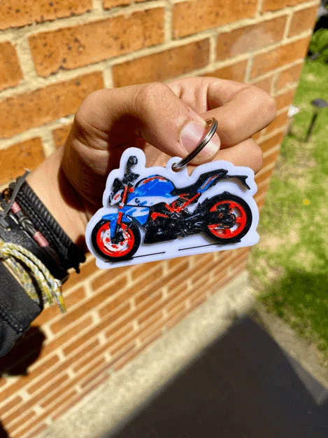 Móc khóa mô hình xe BMW G310 R in 3D đầy cá tính - Image 1