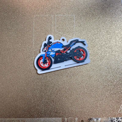 Móc khóa mô hình xe BMW G310 R in 3D đầy cá tính