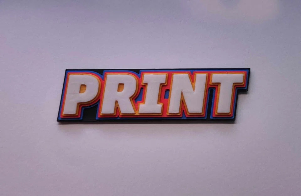 Tranh treo tường chữ “PRINT” - Image 1