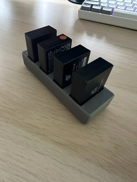 Khay 3D Gridfinity Đựng Pin Máy Ảnh Gọn Gàng - Image 1