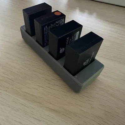 Khay 3D Gridfinity Đựng Pin Máy Ảnh Gọn Gàng