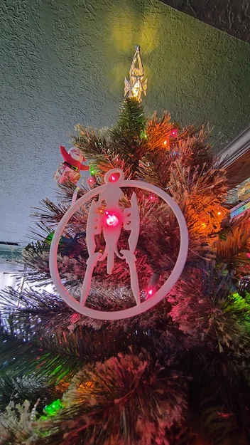 Đồ trang trí cây thông Noel mô hình Portal Turret in 3D độc đáo - Image 1