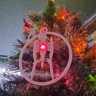 Đồ trang trí cây thông Noel mô hình Portal Turret in 3D độc đáo