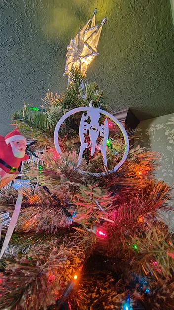 Đồ trang trí cây thông Noel mô hình Portal Turret in 3D độc đáo - Image 2