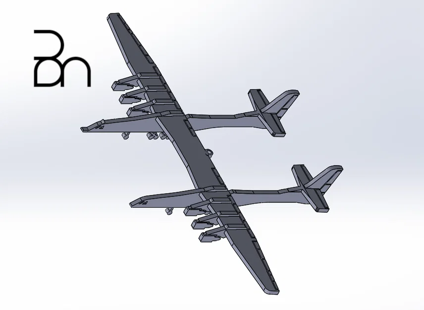 Kit Card máy bay Stratolaunch 6 inch - Image 2