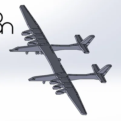 Kit Card máy bay Stratolaunch 6 inch