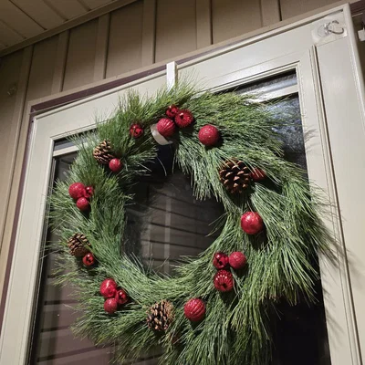 Móc treo vòng hoa trang trí cửa (Wreath Hook) in 3D tiện dụng