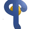 Jibbitz logo Phillies trang trí giày Crocs in 3D độc đáo - Thumbnail 2