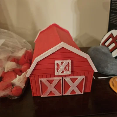 Mô hình nhà kho nông trại Simple Barn cho sa bàn và TTRPG
