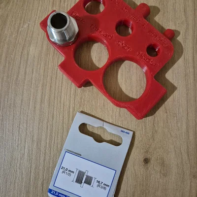 Dụng cụ xác định kích cỡ ren ống (BSP) - Pipe thread size finder tool