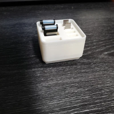 Gridfinity Bambu Lab X1c Wiper & Cutter - Nam châm gắn bên trong