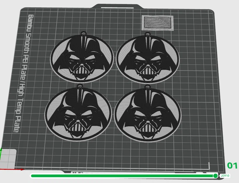 Mô hình treo cây thông Darth Vader in 3D cực chất - Image 2