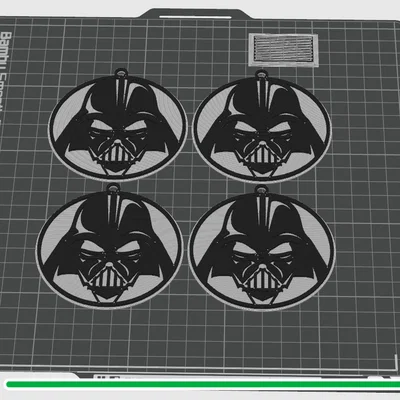 Mô hình treo cây thông Darth Vader in 3D cực chất