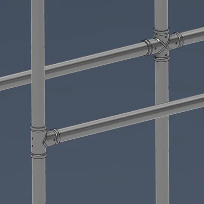 Bộ connector nối ống 25mm (3 nhánh & 4 nhánh)