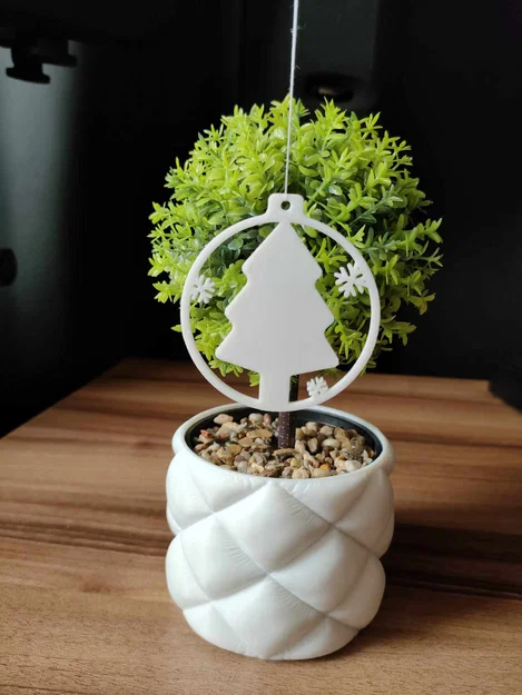 Mẫu đồ trang trí cây thông Noel treo tường 3D tinh tế - Image 1