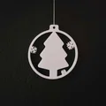 Mẫu đồ trang trí cây thông Noel treo tường 3D tinh tế - Thumbnail 2