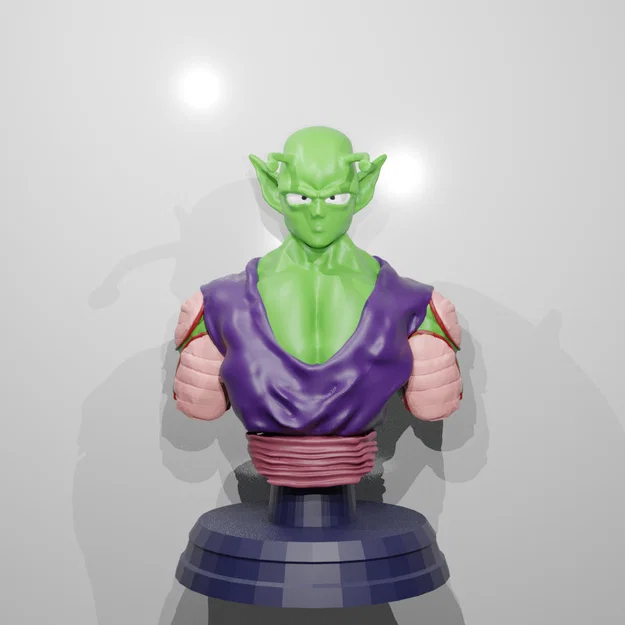 Mô hình tượng Piccolo trong Dragon Ball để bàn (File in 3D) - Image 1