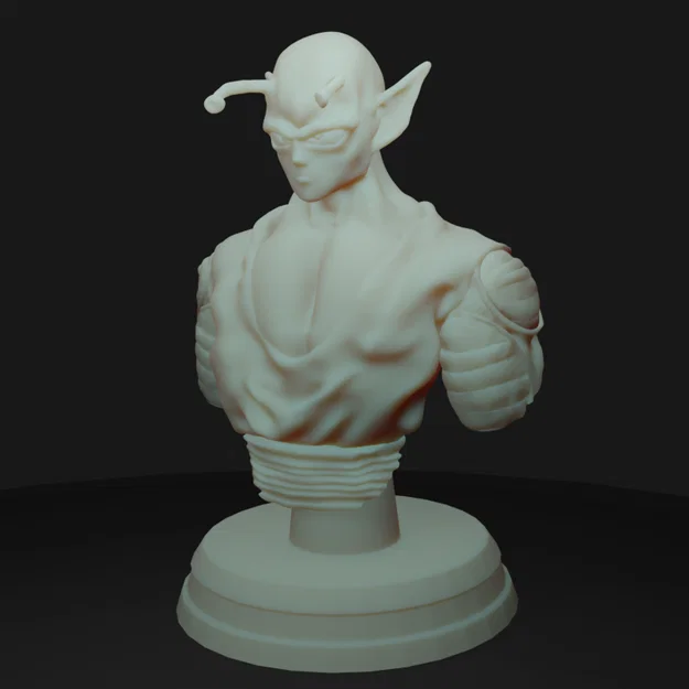 Mô hình tượng Piccolo trong Dragon Ball để bàn (File in 3D) - Image 3