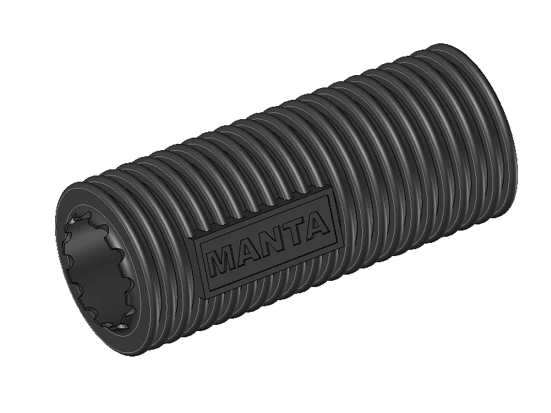 Mô hình 3D vỏ bọc giảm thanh Manta (Suppressor Cover) cho Airsoft - Image 1