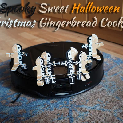 Spooky Sweet Gingerbread Cookie - Halloween Christmas (Bánh gừng nửa xương)