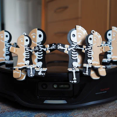 Spooky Sweet Gingerbread Cookie - Halloween Christmas (Bánh gừng nửa xương)