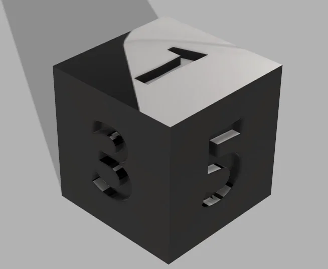 Mẫu in 3D xúc xắc D6 phong cách Dungeons & Dragons đẹp mắt - Image 1