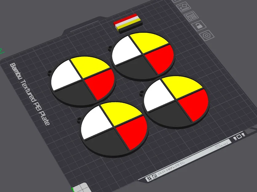 Ornament Cây Thông Ngày Lễ – Native Medicine Wheel (2024) - Image 2