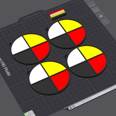Ornament Cây Thông Ngày Lễ – Native Medicine Wheel (2024)