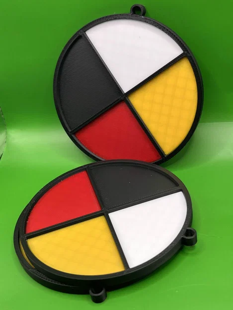 Ornament Cây Thông Ngày Lễ – Native Medicine Wheel (2024) - Image 4