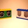 Vỏ Brikkitron tương thích Lego cho cảm biến khoảng cách HC-SR04 - Thumbnail 1