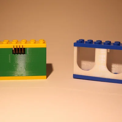 Vỏ Brikkitron tương thích Lego cho cảm biến khoảng cách HC-SR04