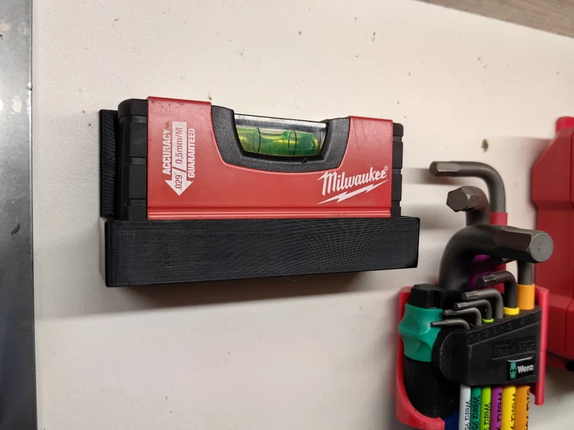 Giá treo tường 3D cho thước thủy Milwaukee Mini cực gọn - Image 1
